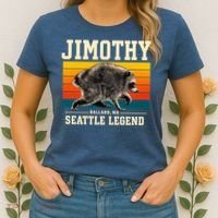 Jimothy Raccoon Ballard WA Seattle Legend Women's T-Shirt thumb 2