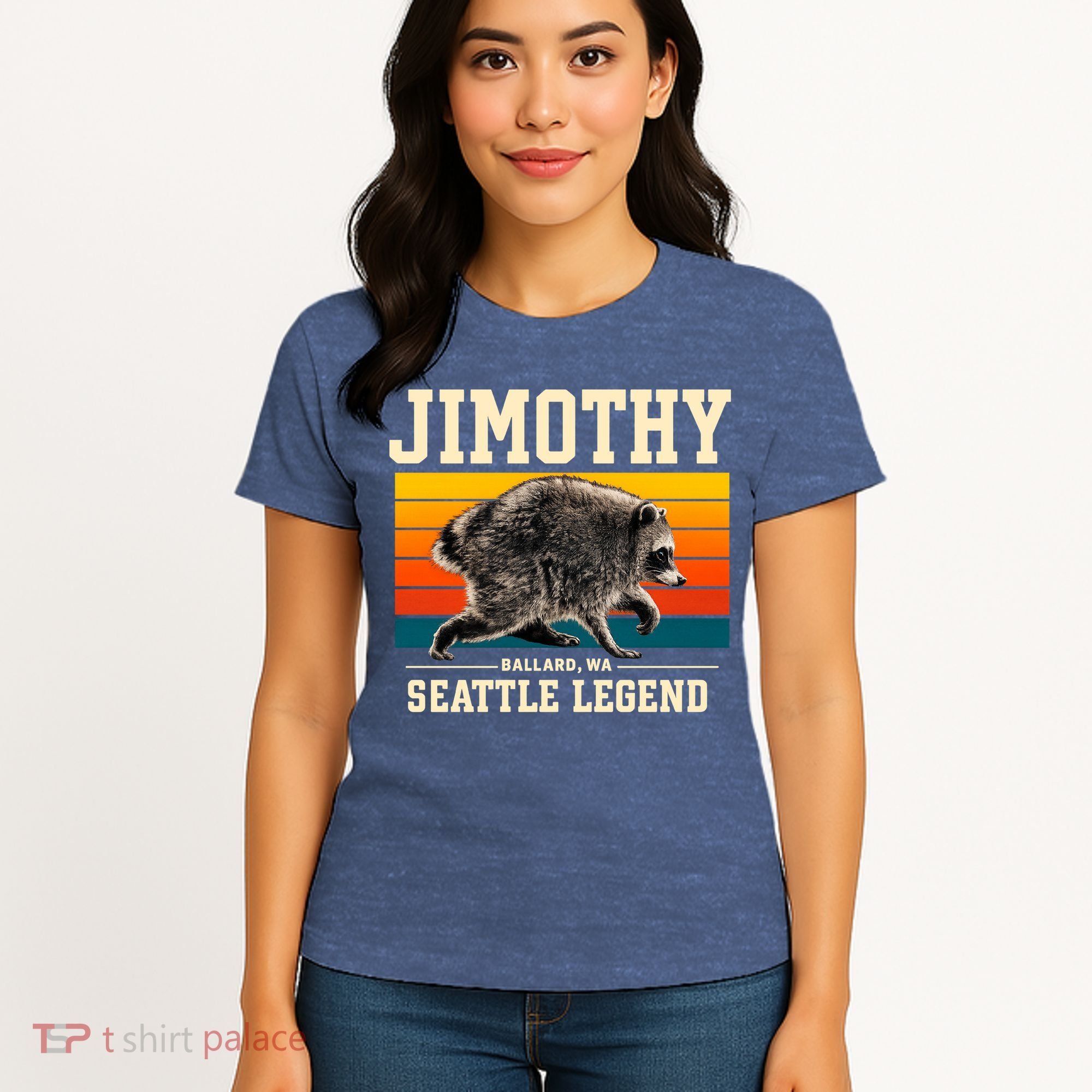 Jimothy Raccoon Ballard WA Seattle Legend Women's T-Shirt