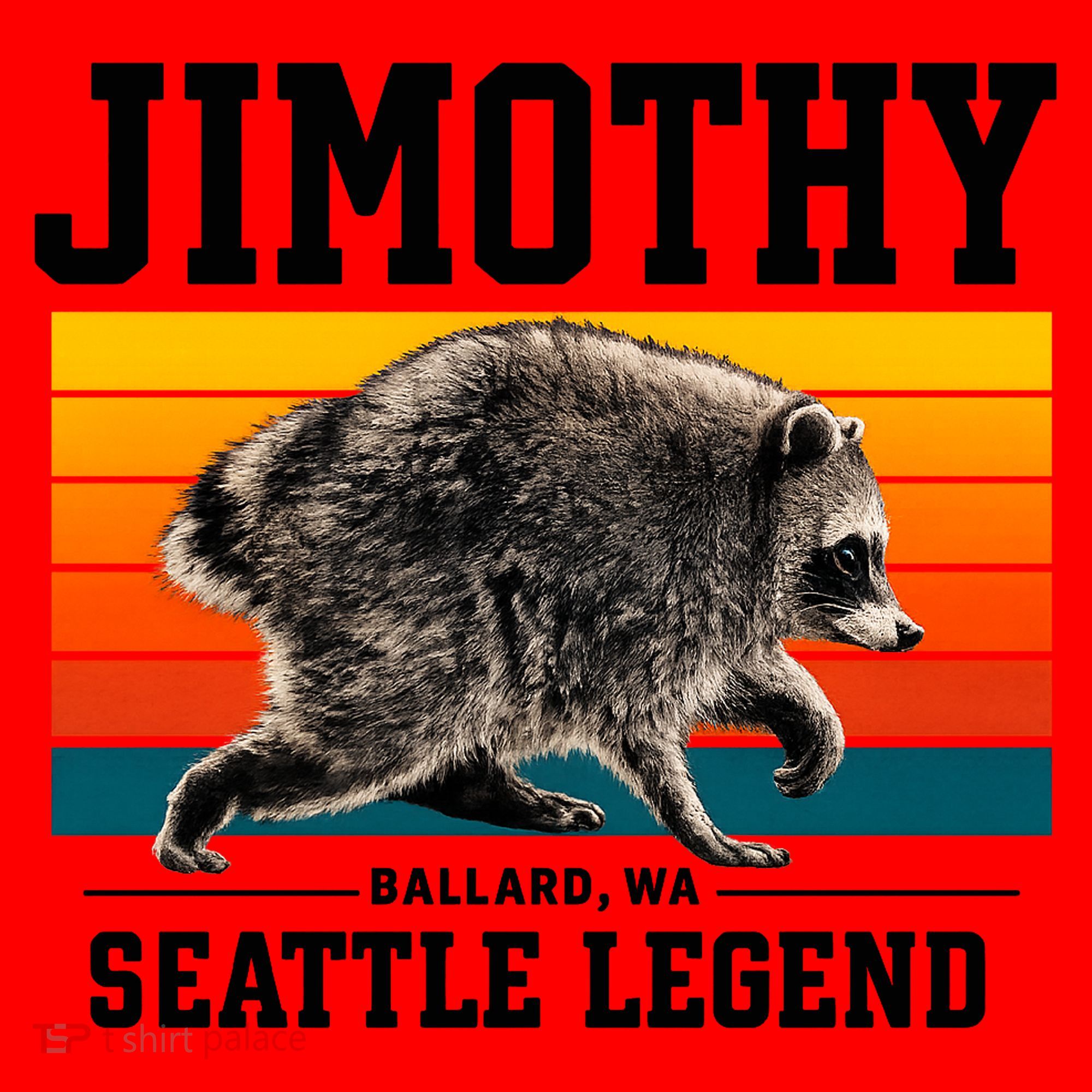 Jimothy Raccoon Ballard WA Seattle Legend Santa Hat