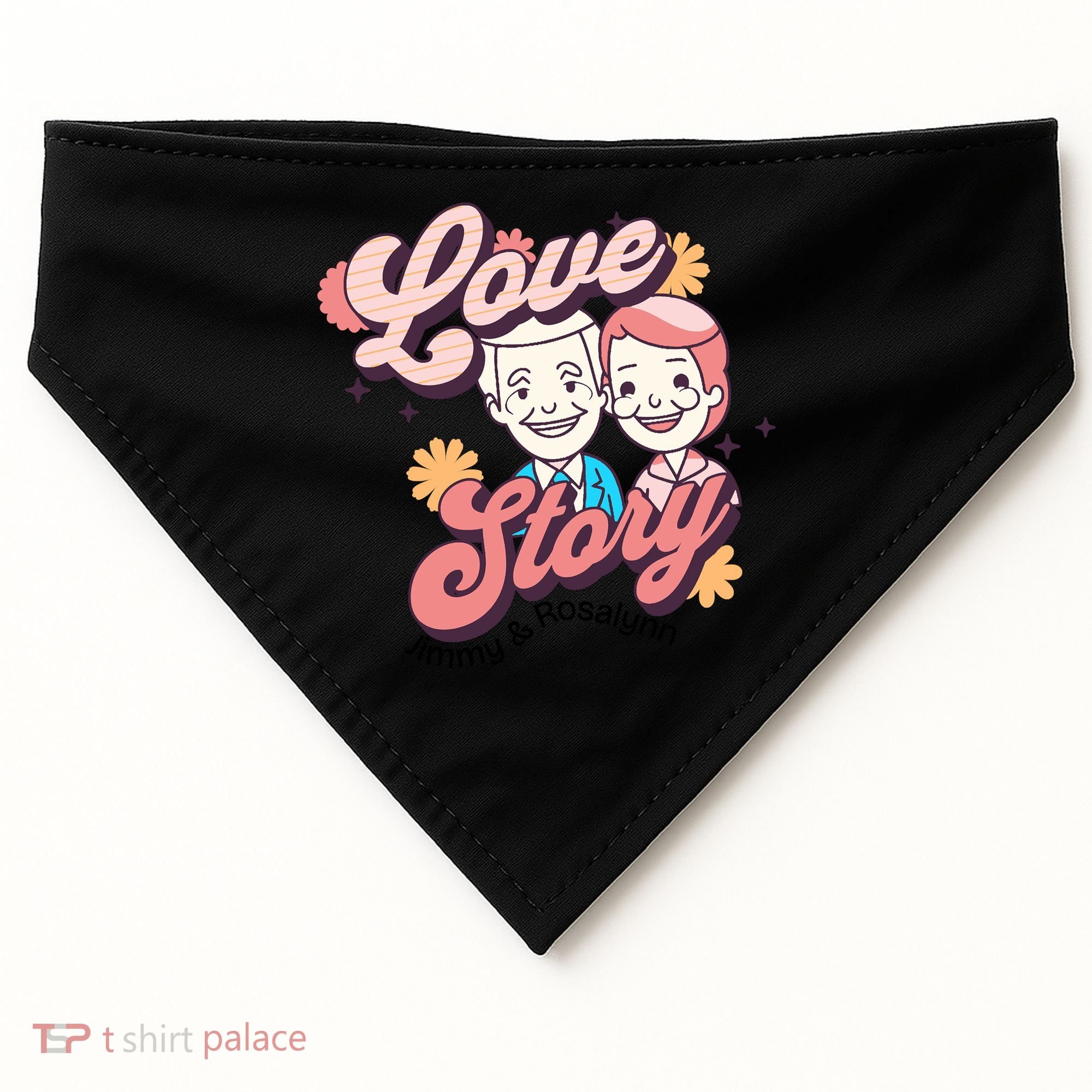 Jimmy & Rosalynn Carter Love Story USA-Made Doggie Bandana