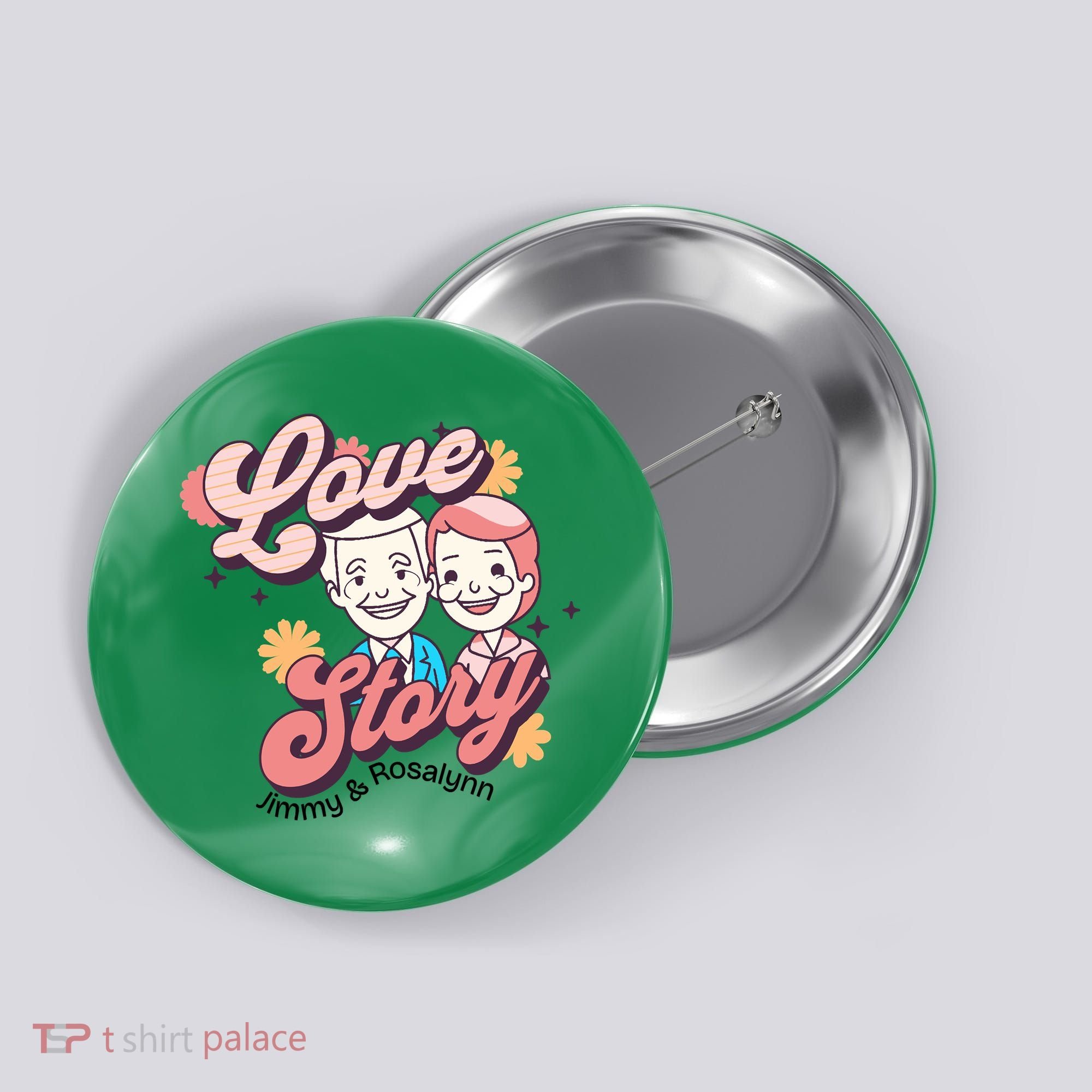 Jimmy & Rosalynn Carter Love Story Button