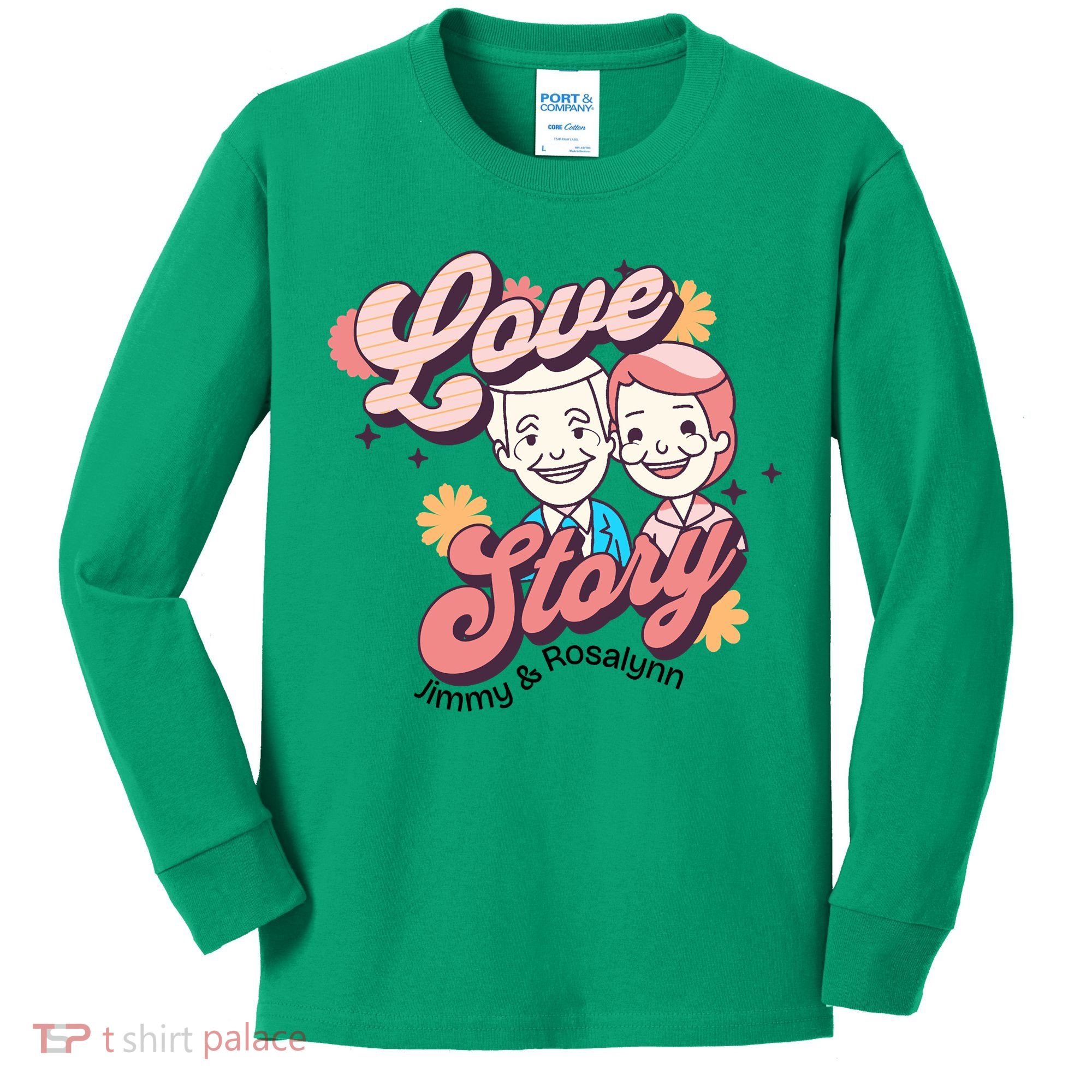 Jimmy & Rosalynn Carter Love Story Kids Long Sleeve Shirt