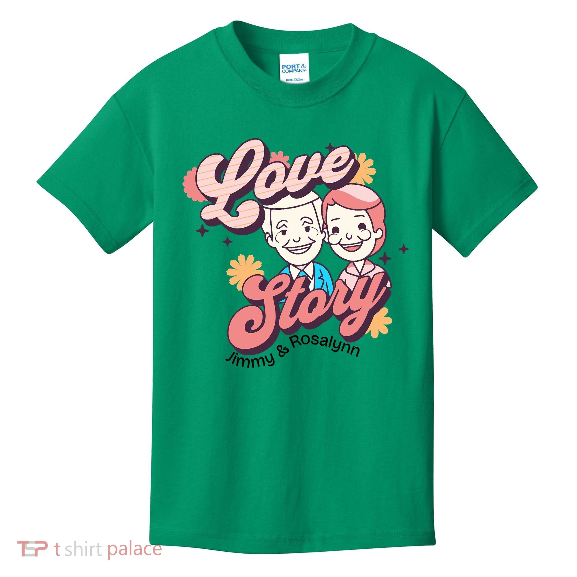 Jimmy & Rosalynn Carter Love Story Kids T-Shirt