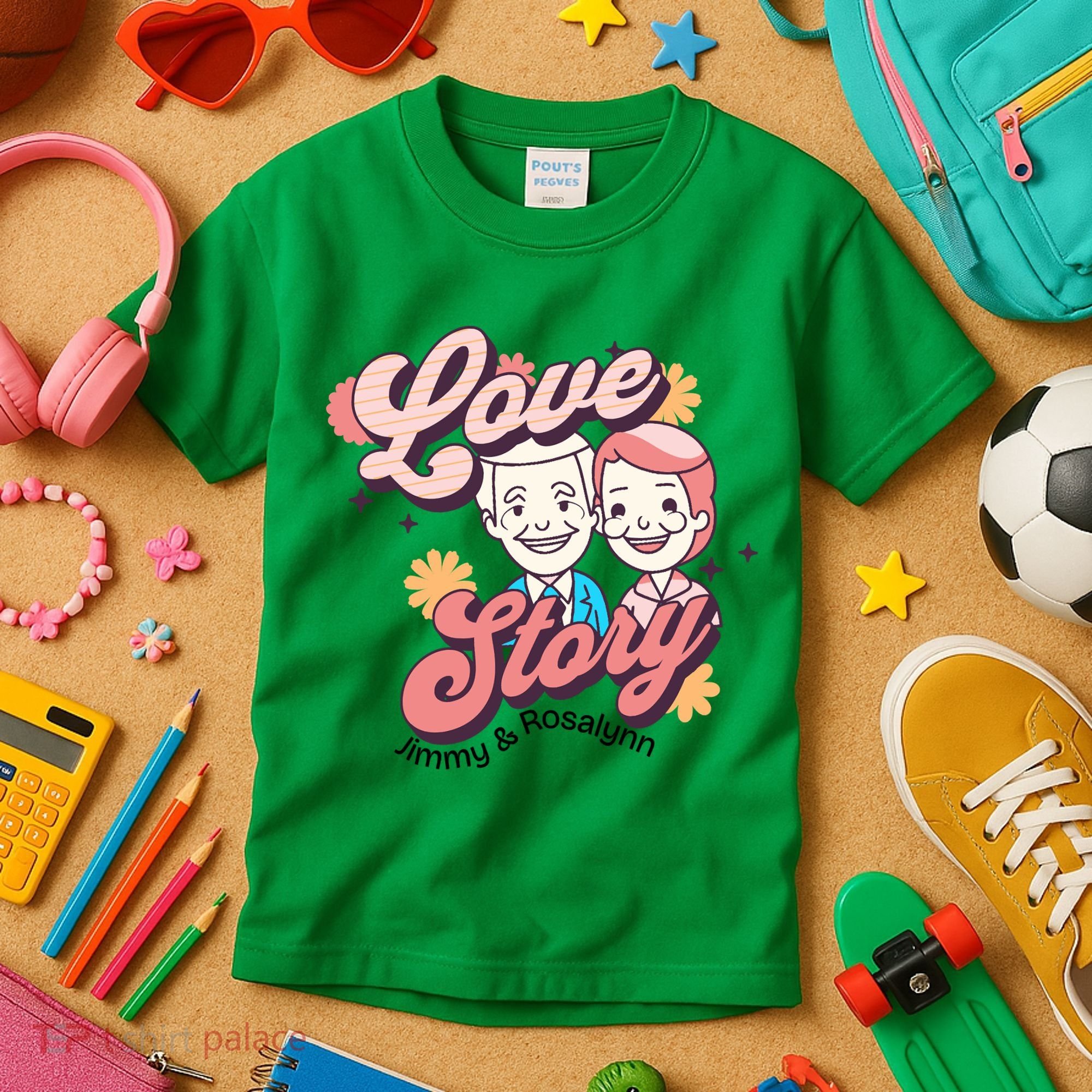 Jimmy & Rosalynn Carter Love Story Kids T-Shirt