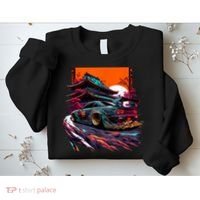 Japanese Retro Car Racing Drifting Art JDM Legend Tuning Sweatshirt thumb 2