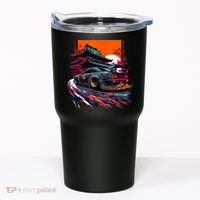 Japanese Retro Car Racing Drifting Art JDM Legend Tuning Tumbler thumb 0