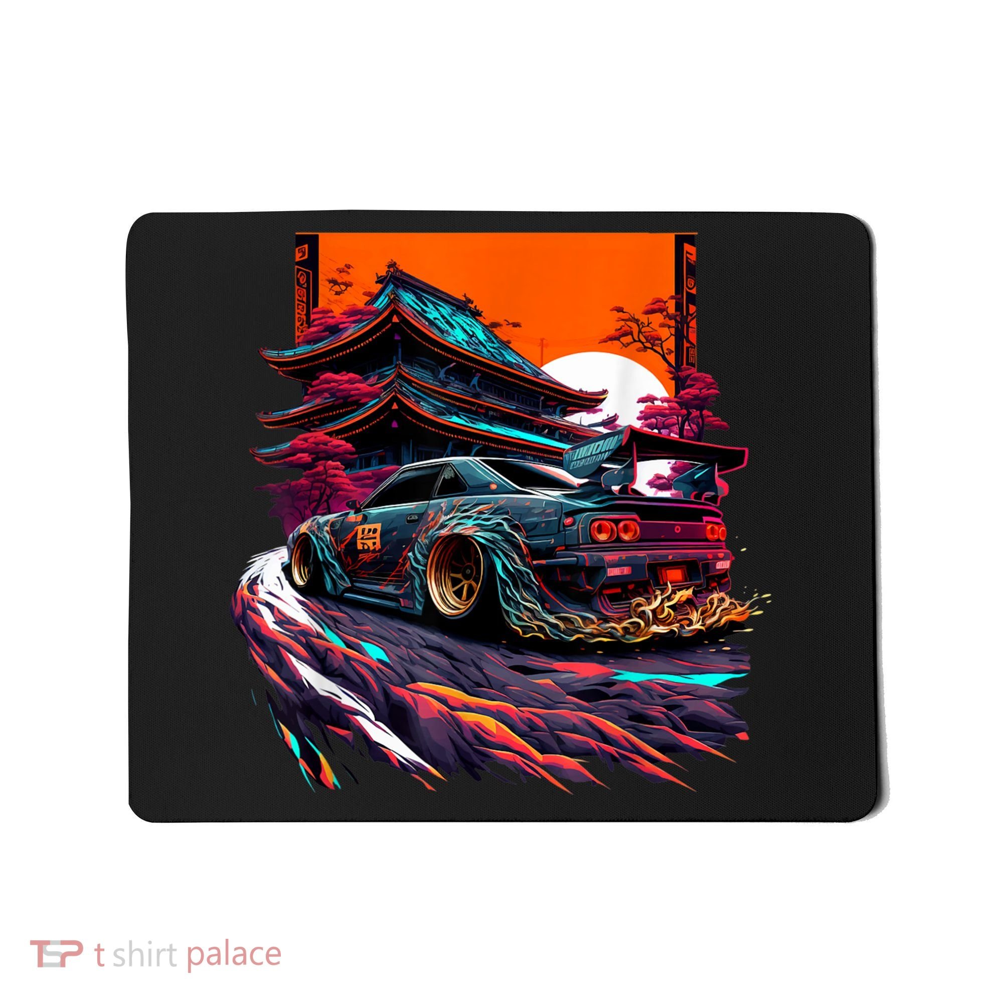 Japanese Retro Car Racing Drifting Art JDM Legend Tuning Mousepad