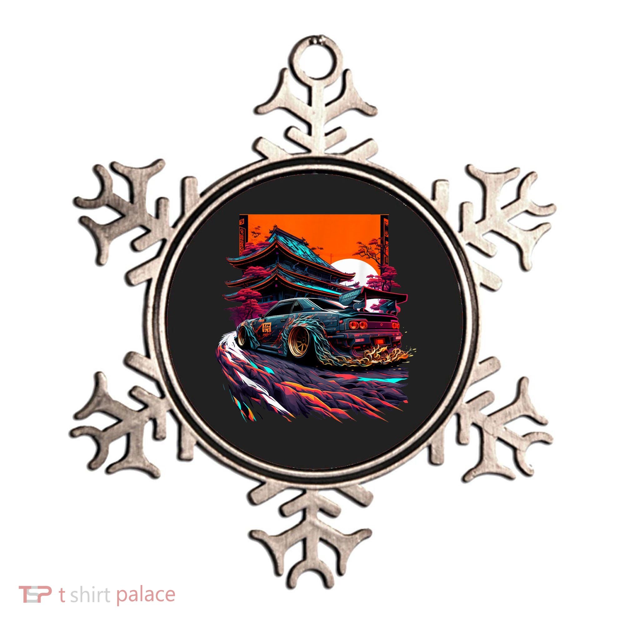 Japanese Retro Car Racing Drifting Art JDM Legend Tuning Ornament
