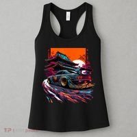 Japanese Retro Car Racing Drifting Art JDM Legend Tuning Women's Tank Top thumb 3