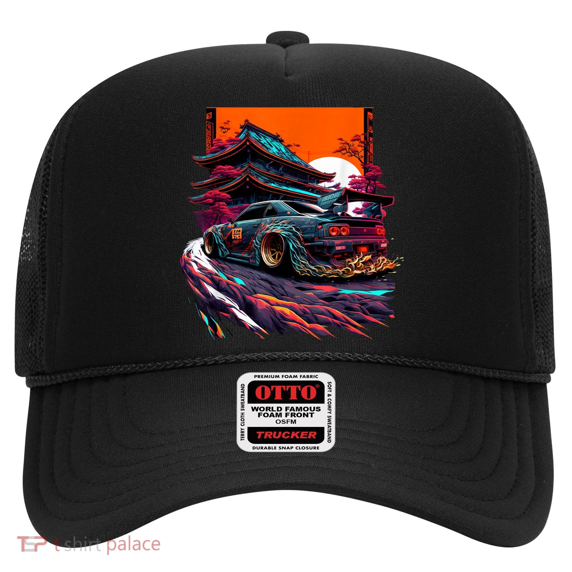 Japanese Retro Car Racing Drifting Art JDM Legend Tuning Hat
