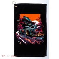 Japanese Retro Car Racing Drifting Art JDM Legend Tuning Golf Towel thumb 0