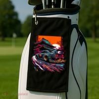 Japanese Retro Car Racing Drifting Art JDM Legend Tuning Golf Towel thumb 2