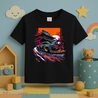 Japanese Retro Car Racing Drifting Art JDM Legend Tuning Toddler T-Shirt thumb 3