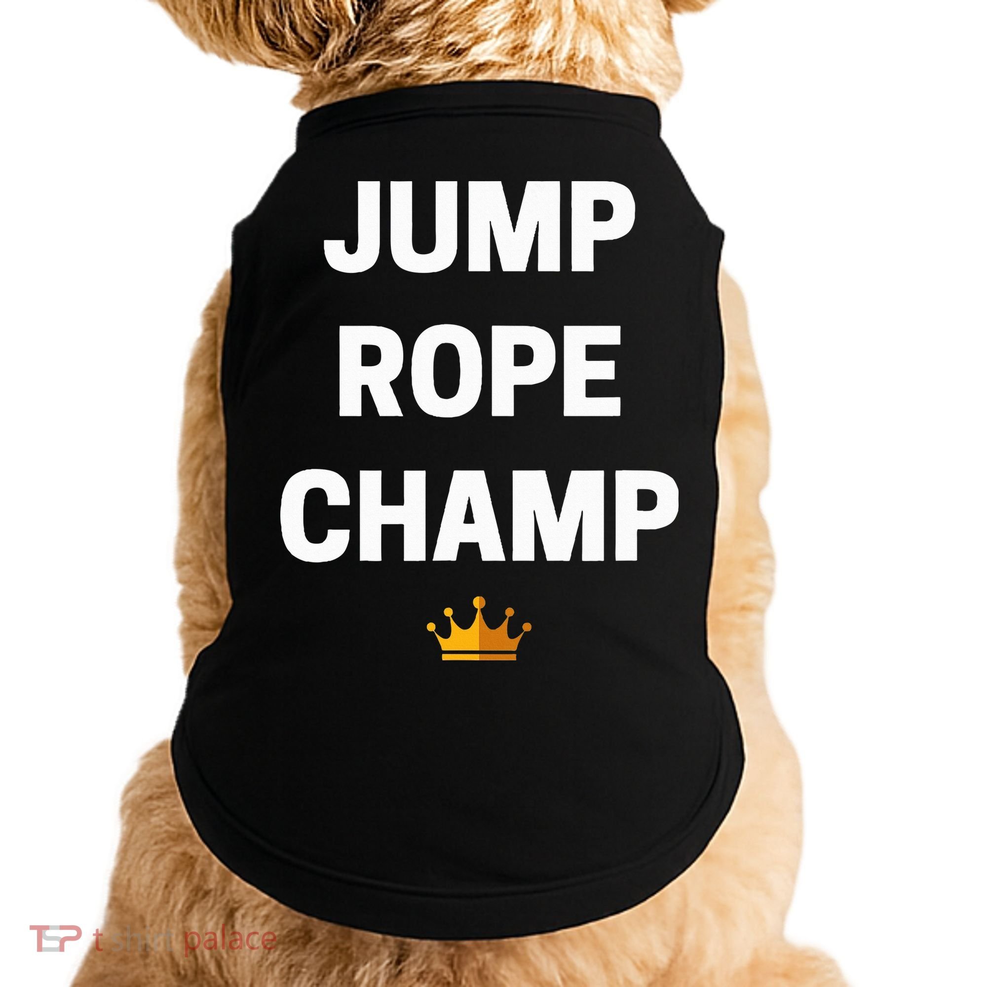 Jump Rope Champ Funny Jump Rope Doggie Tank