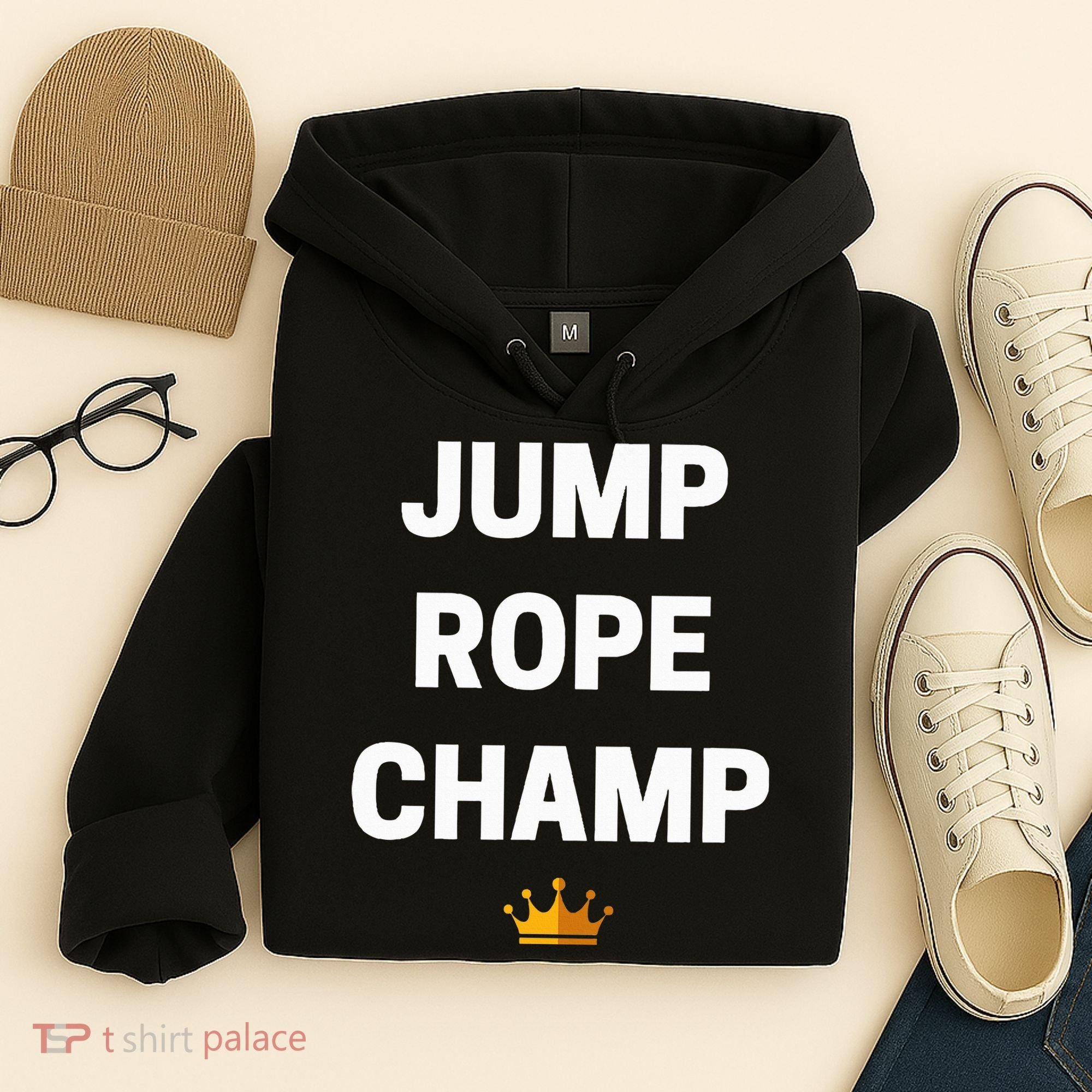 Jump Rope Champ Funny Jump Rope Hoodie
