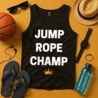 Jump Rope Champ Funny Jump Rope Tank Top thumb 4