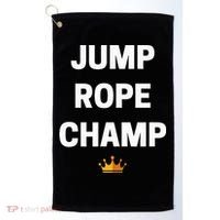 Jump Rope Champ Funny Jump Rope Golf Towel thumb 0
