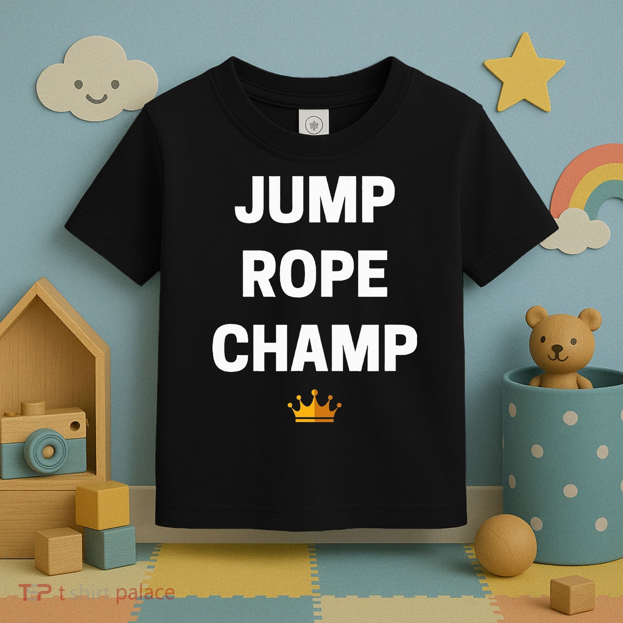 Jump Rope Champ Funny Jump Rope Toddler T-Shirt