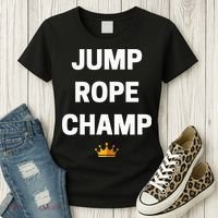 Jump Rope Champ Funny Jump Rope Women's T-Shirt thumb 3