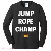 Jump Rope Champ Funny Jump Rope Kids Long Sleeve Shirt thumb 0