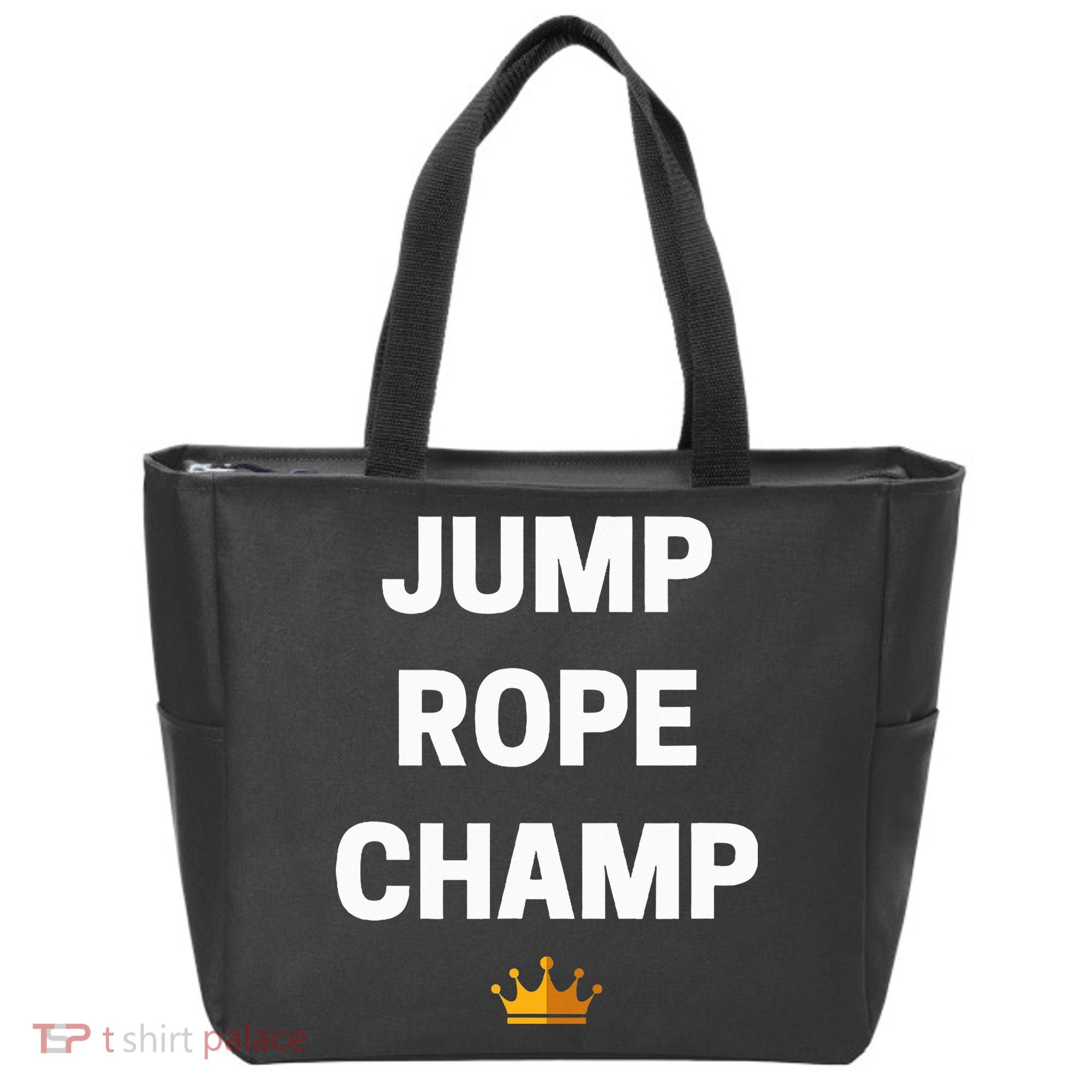 Jump Rope Champ Funny Jump Rope Tote Bag