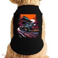 Japanese Retro Car Racing Drifting Art Jdm Legend Tuning Gift Doggie Tank thumb 0