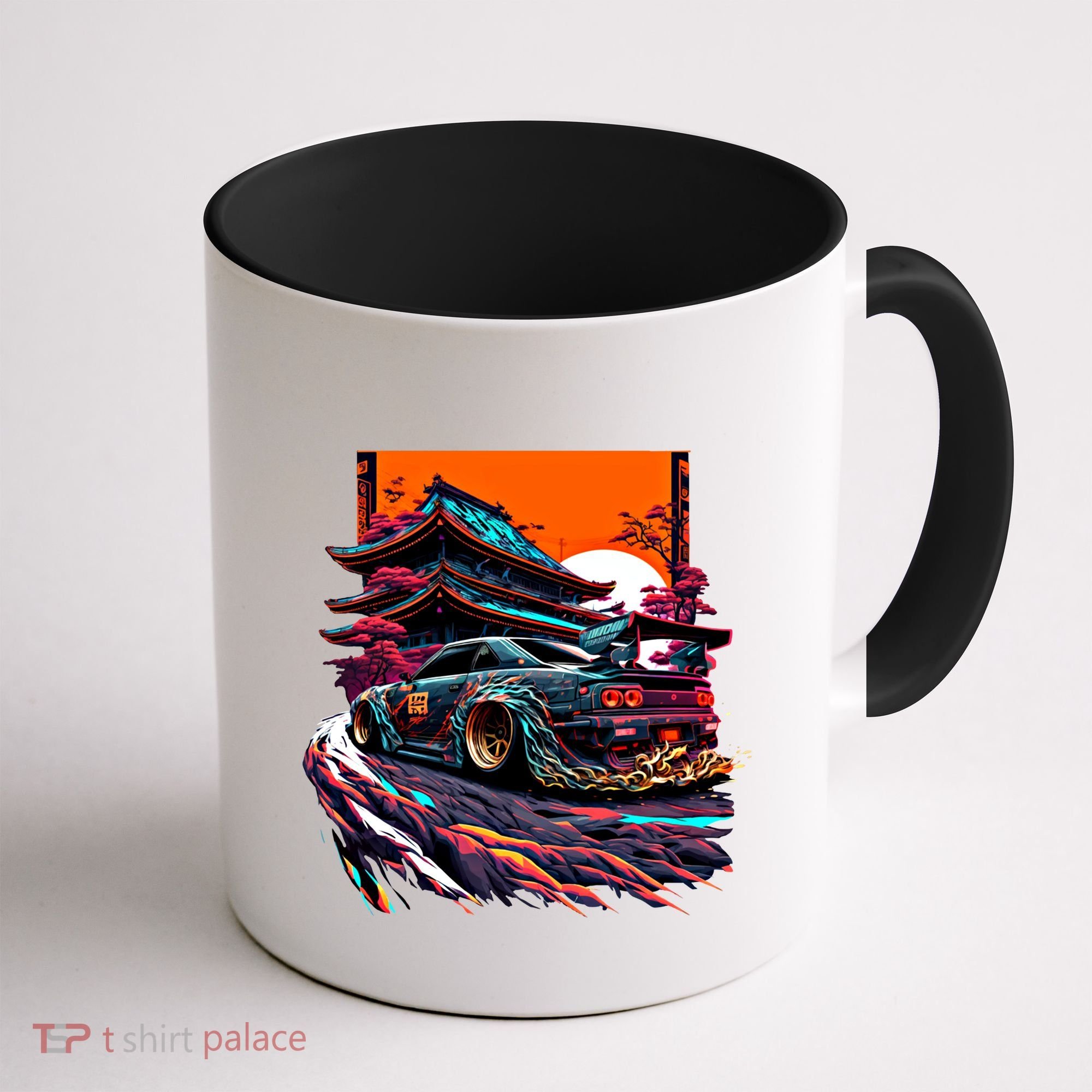 Japanese Retro Car Racing Drifting Art Jdm Legend Tuning Gift Coffee Mug