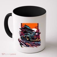 Japanese Retro Car Racing Drifting Art Jdm Legend Tuning Gift Coffee Mug thumb 0