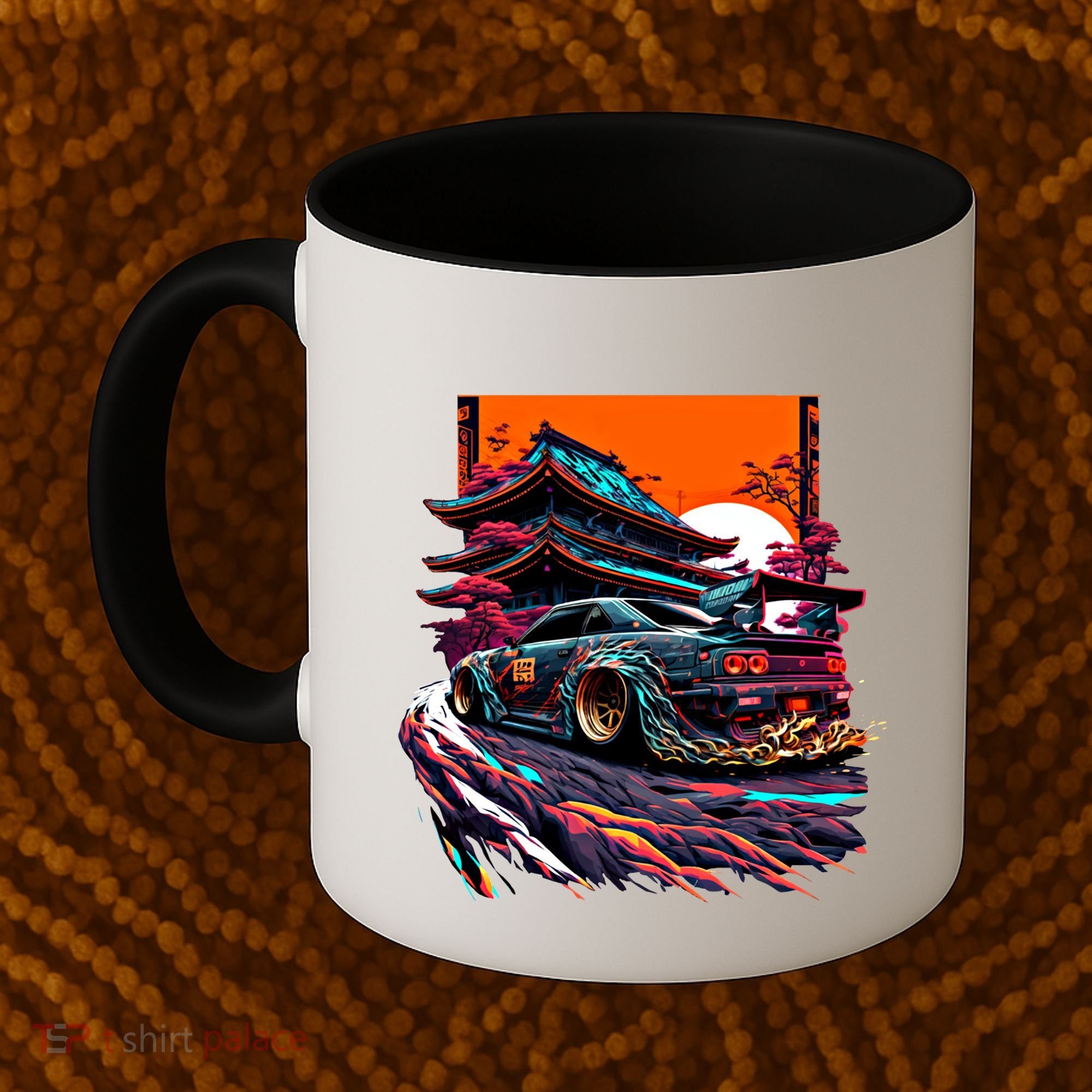 Japanese Retro Car Racing Drifting Art Jdm Legend Tuning Gift Coffee Mug