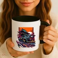 Japanese Retro Car Racing Drifting Art Jdm Legend Tuning Gift Coffee Mug thumb 3