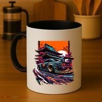 Japanese Retro Car Racing Drifting Art Jdm Legend Tuning Gift Coffee Mug thumb 4