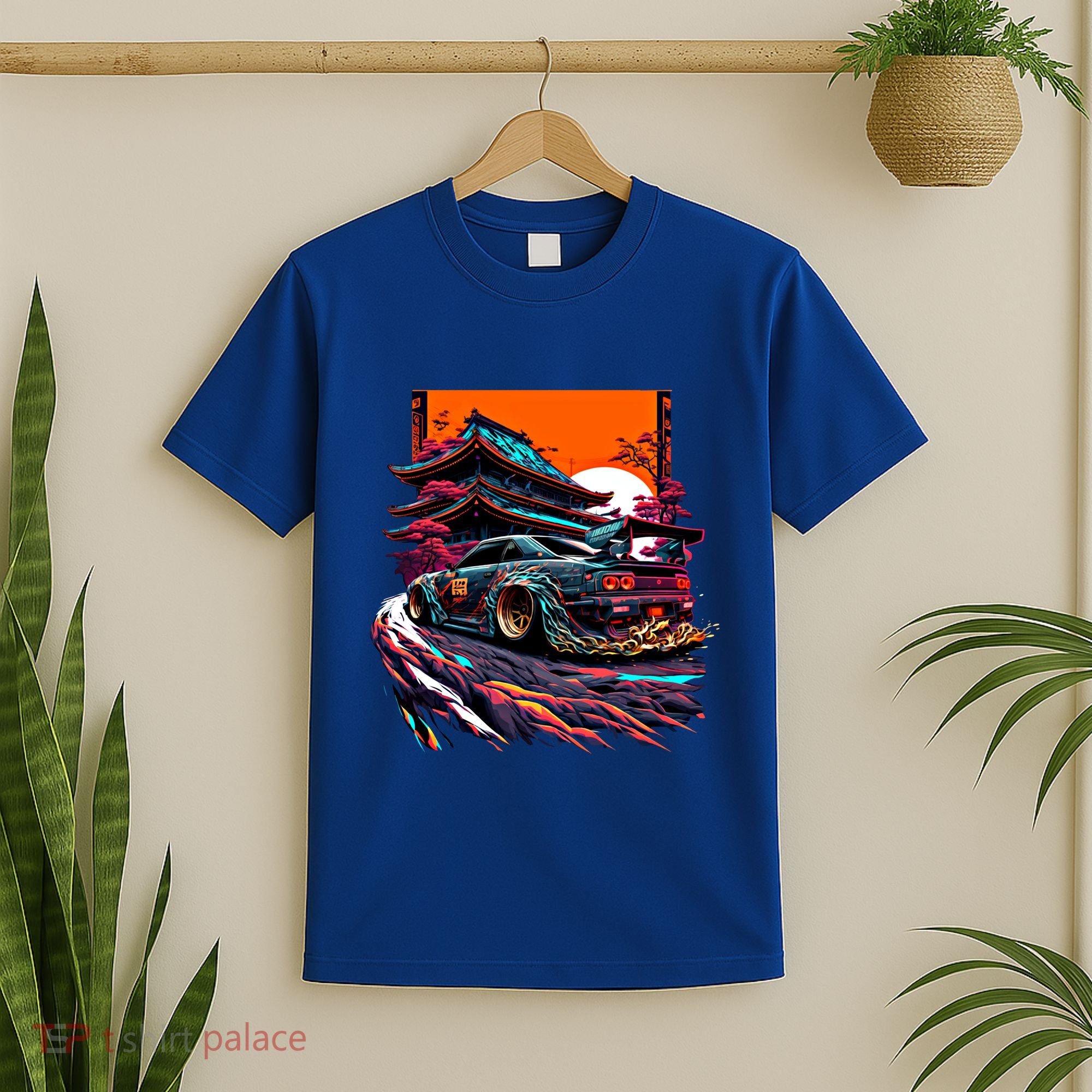 Japanese Retro Car Racing Drifting Art Jdm Legend Tuning Gift T-Shirt