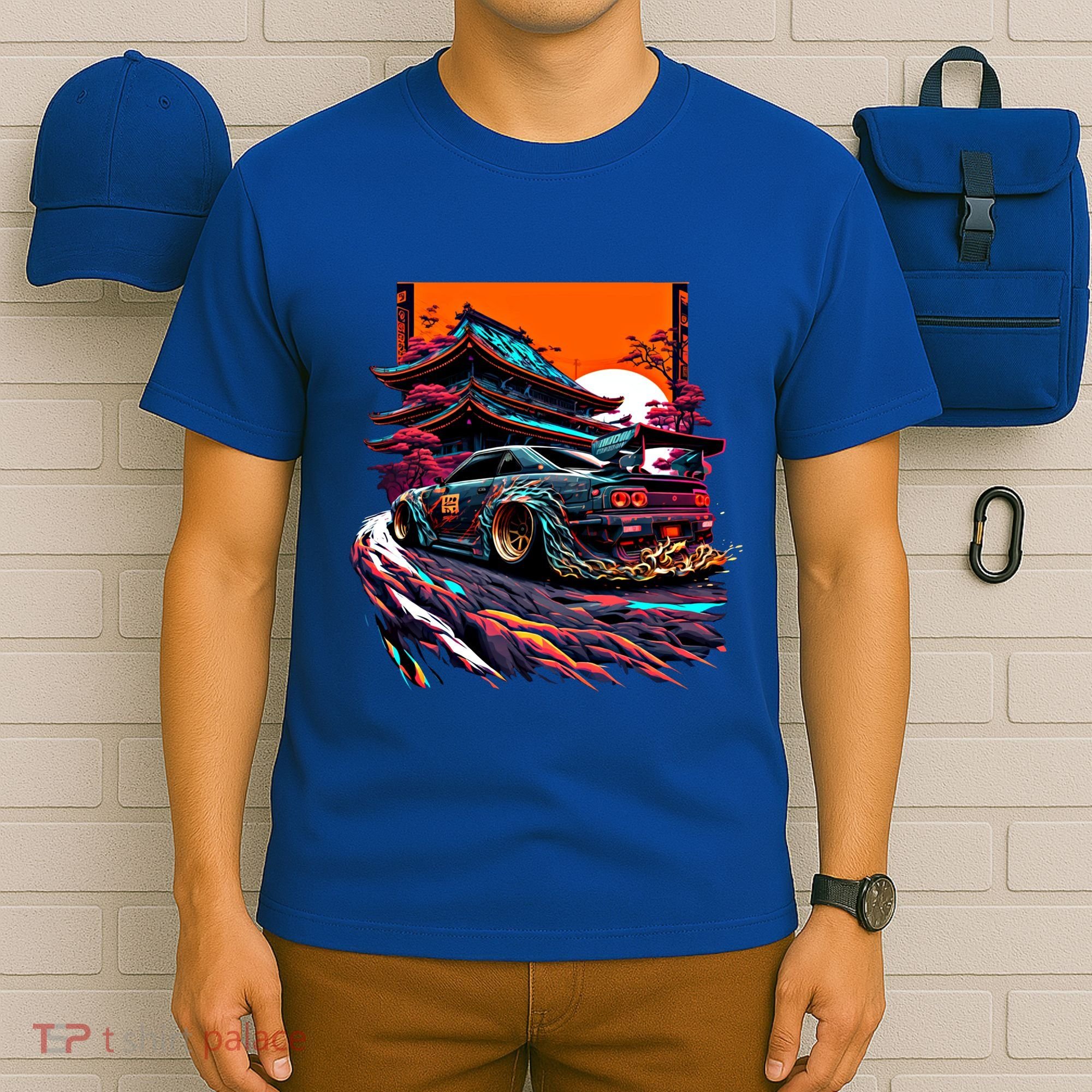 Japanese Retro Car Racing Drifting Art Jdm Legend Tuning Gift T-Shirt