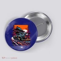 Japanese Retro Car Racing Drifting Art Jdm Legend Tuning Gift Button thumb 0