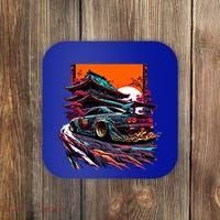 Japanese Retro Car Racing Drifting Art Jdm Legend Tuning Gift Coaster thumb 0