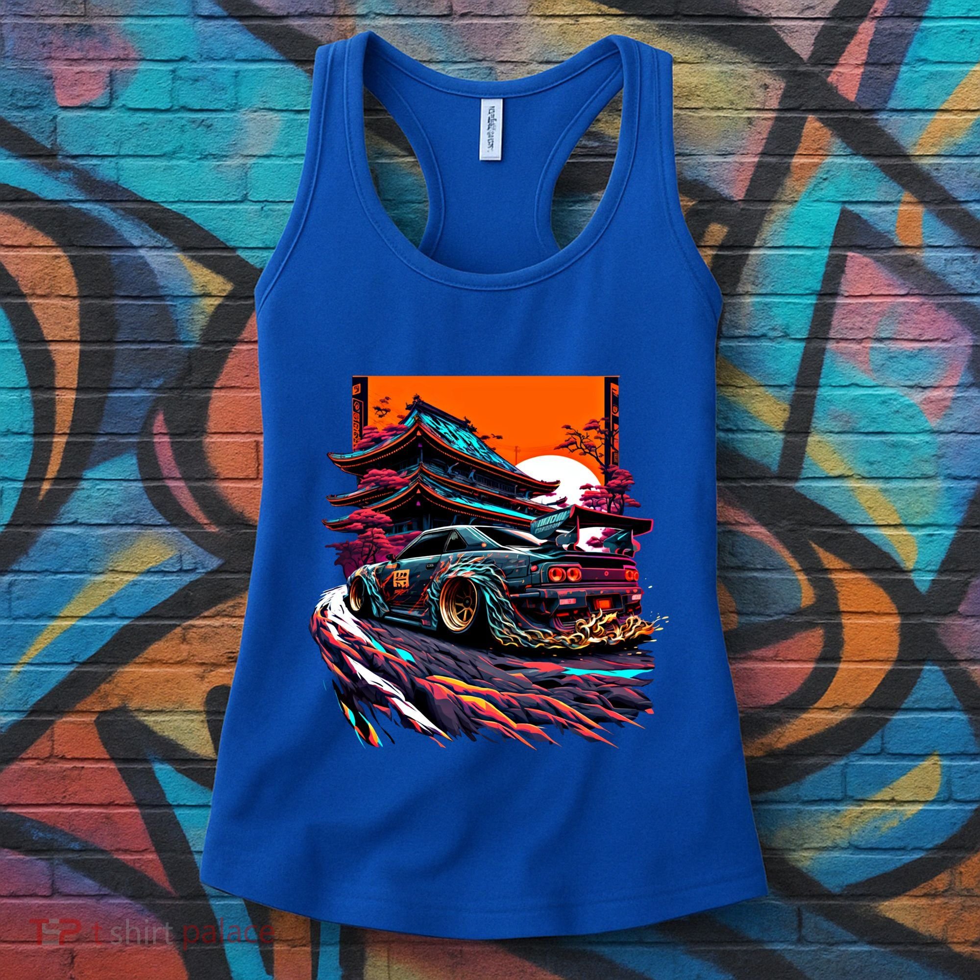 Japanese Retro Car Racing Drifting Art Jdm Legend Tuning Gift Women's Tank Top