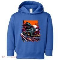 Japanese Retro Car Racing Drifting Art Jdm Legend Tuning Gift Toddler Hoodie thumb 0