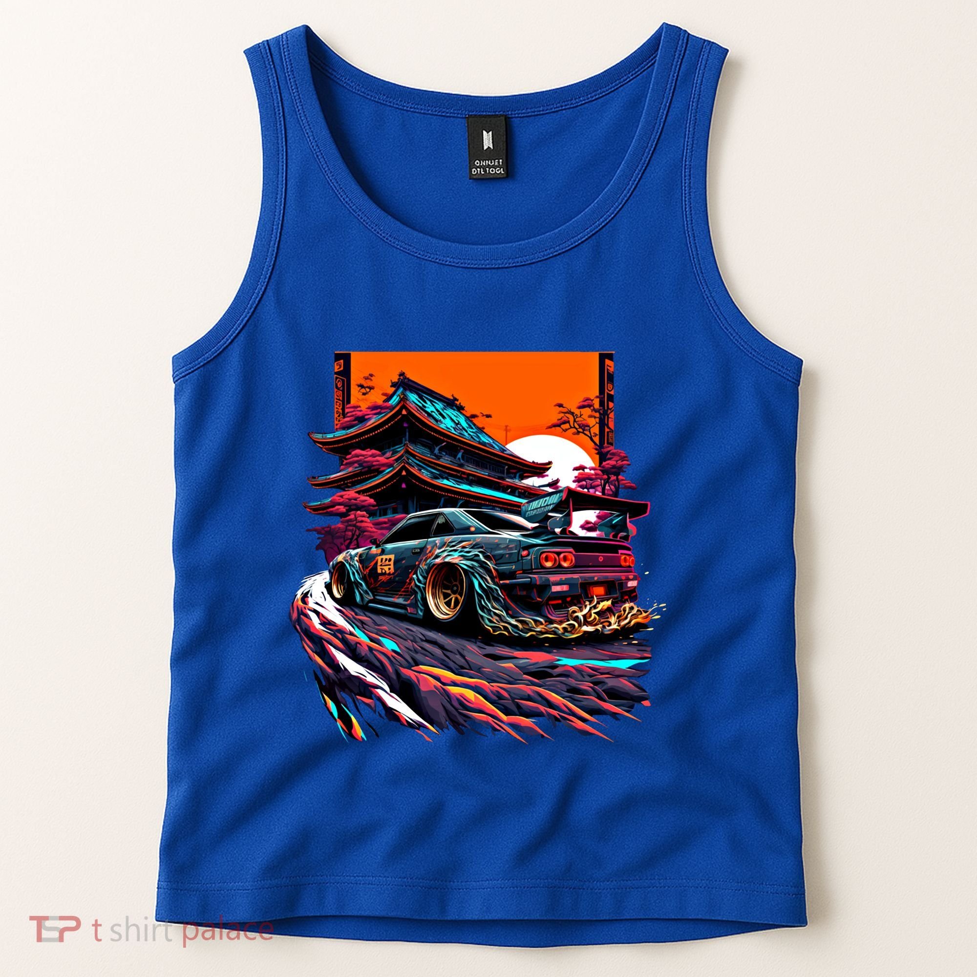 Japanese Retro Car Racing Drifting Art Jdm Legend Tuning Gift Tank Top
