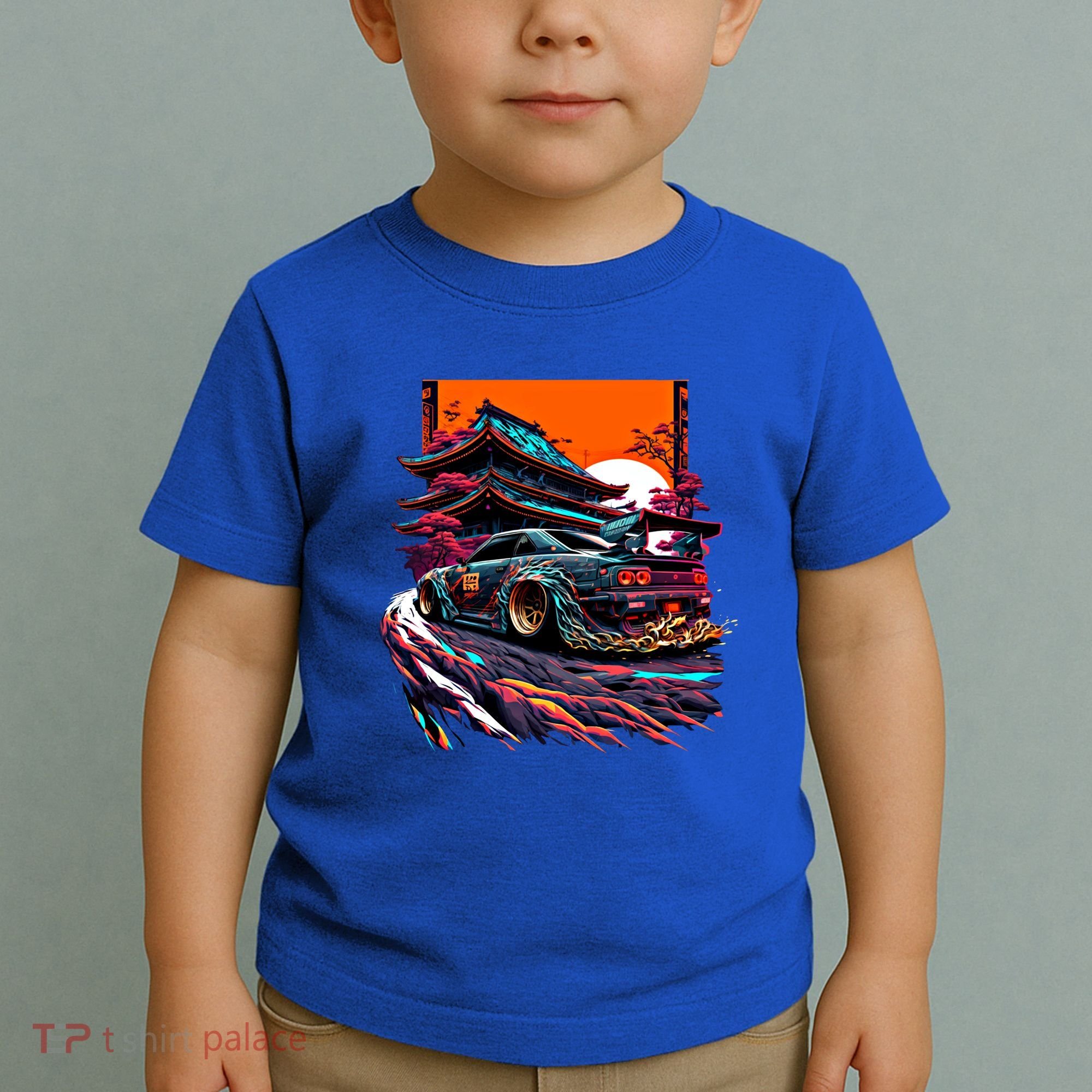 Japanese Retro Car Racing Drifting Art Jdm Legend Tuning Gift Toddler T-Shirt