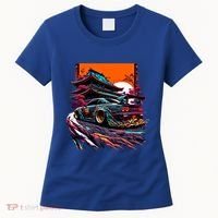 Japanese Retro Car Racing Drifting Art Jdm Legend Tuning Gift Women's T-Shirt thumb 0