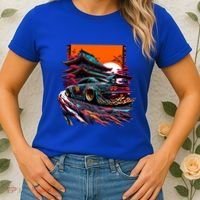 Japanese Retro Car Racing Drifting Art Jdm Legend Tuning Gift Women's T-Shirt thumb 2