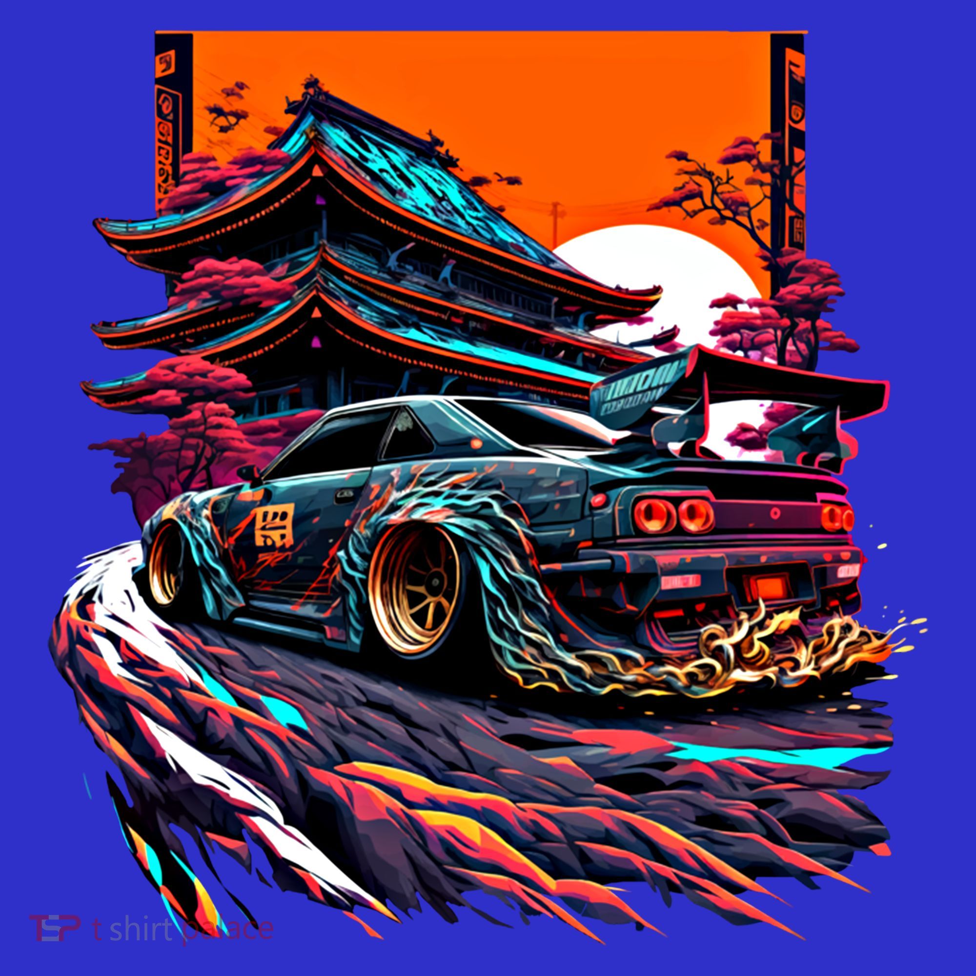 Japanese Retro Car Racing Drifting Art Jdm Legend Tuning Gift Women's T-Shirt