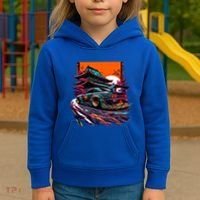 Japanese Retro Car Racing Drifting Art Jdm Legend Tuning Gift Kids Hoodie thumb 3