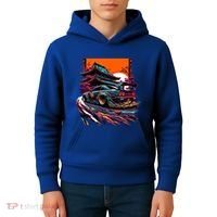 Japanese Retro Car Racing Drifting Art Jdm Legend Tuning Gift Kids Hoodie thumb 4