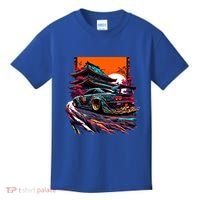 Japanese Retro Car Racing Drifting Art Jdm Legend Tuning Gift Kids T-Shirt thumb 0