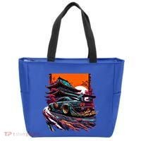 Japanese Retro Car Racing Drifting Art Jdm Legend Tuning Gift Tote Bag thumb 0