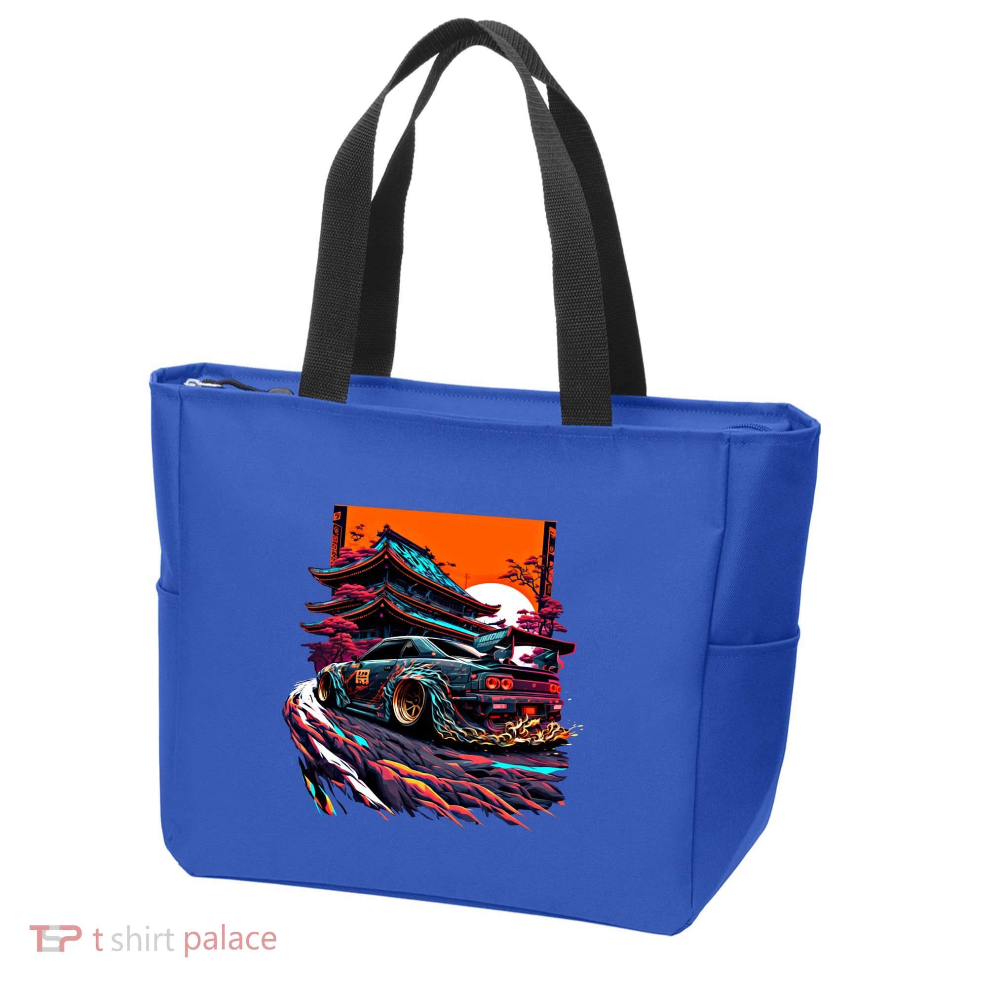 Japanese Retro Car Racing Drifting Art Jdm Legend Tuning Gift Tote Bag