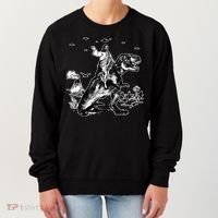 Jesus Riding Dinosaur Funny Ufo Women's Sweatshirt thumb 0