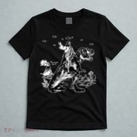 Jesus Riding Dinosaur Funny Ufo T-Shirt thumb 5