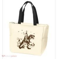 Jesus Riding Dinosaur Ufo Funny Tote Bag thumb 3